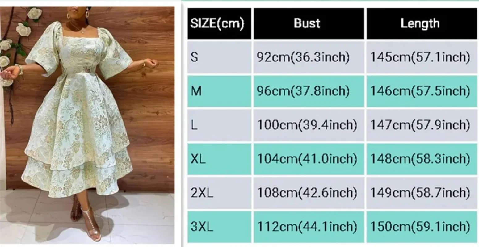 Abbigliamento donna temperatura Computer Cardigan stampa media e lunga abito da festa sottile alta attesa eleganti abiti da sposa africani