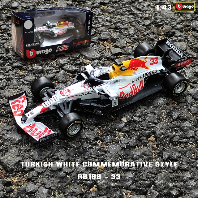 Bburago Scale 1:43 Season 2021 F1 Car Model Replica Mercedes Ferrari Red Bull Racing RB16B SF21 W12E Diecast Collectible Toy 1