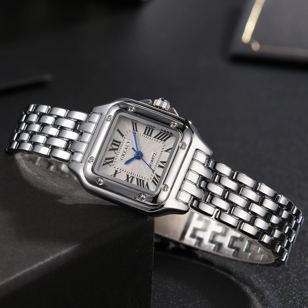 ساعة كوارتز كاجوال عصرية للسيدات، ساعة بحزام من ال...