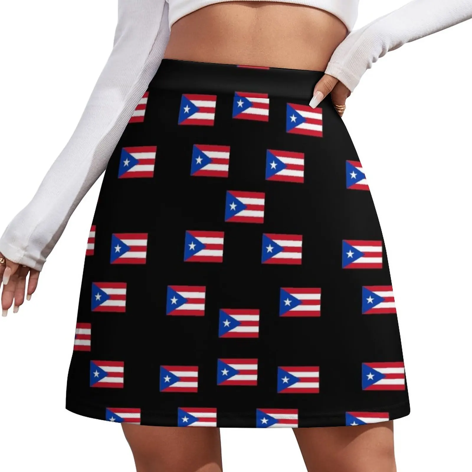 

Мини-юбка Boricua, мини-юбка, женская одежда, новая внешняя одежда