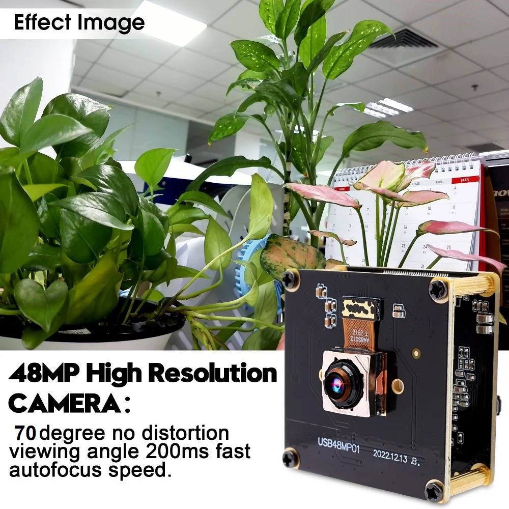 ELP 8K Autofocus USB Camera Module 48MP Mini PC Webcam with No distortion Lens Ultra HD 4K Industrial Camera for Machine Vision 2