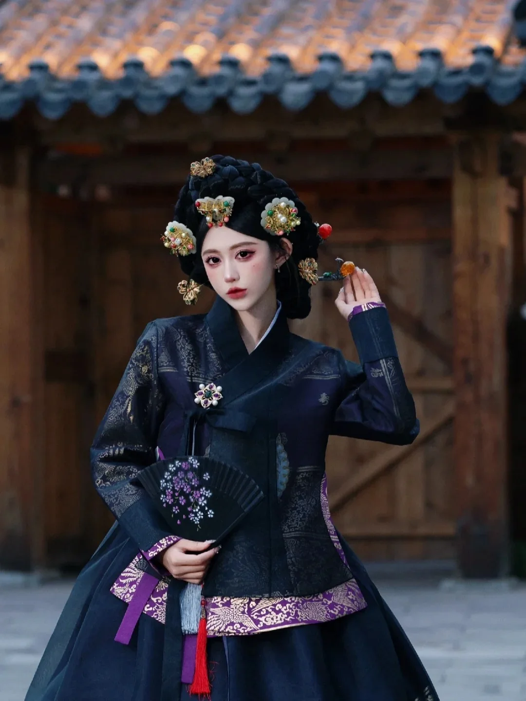korean classic dress Amazon.com: Korean Women's Traditional Long Sleeve Classic Dress Women's  Court Korean Wedding Dance (Blue+Green, S) : Clothing, Shoes & Jewelry