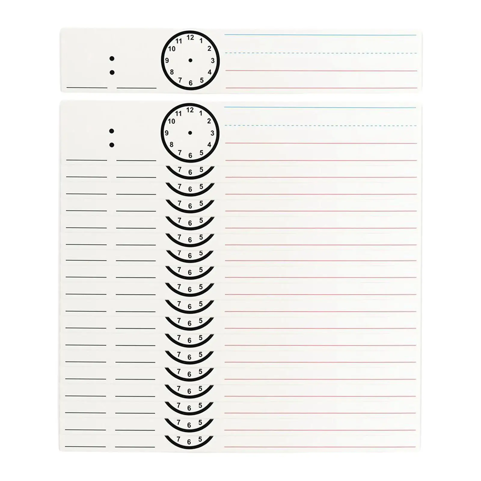 20 Pieces Card Write on And Wipe Off for Nursery Room Preschool