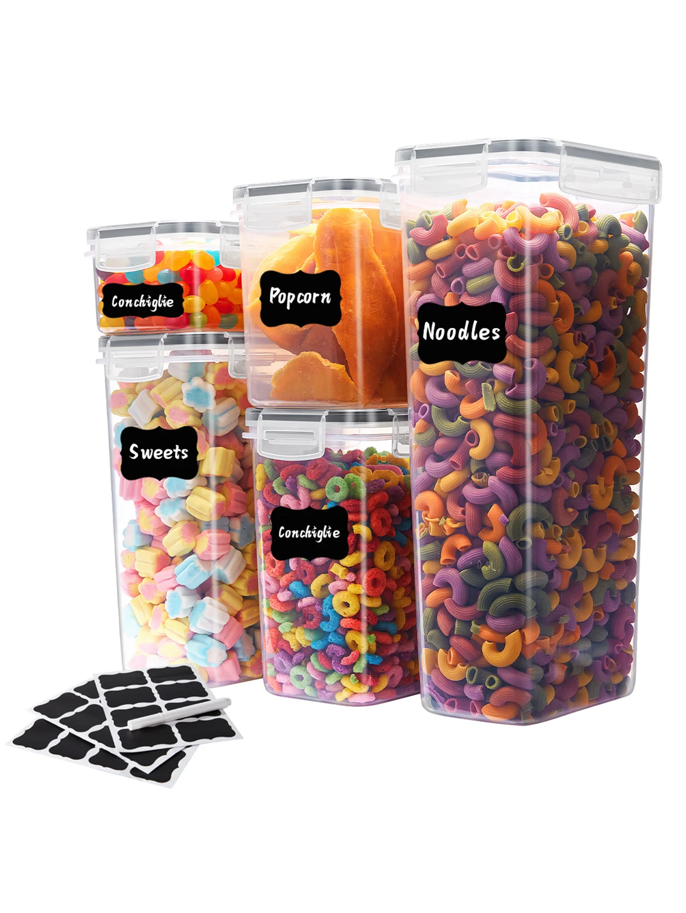 4pcs Large Food Storage Containers