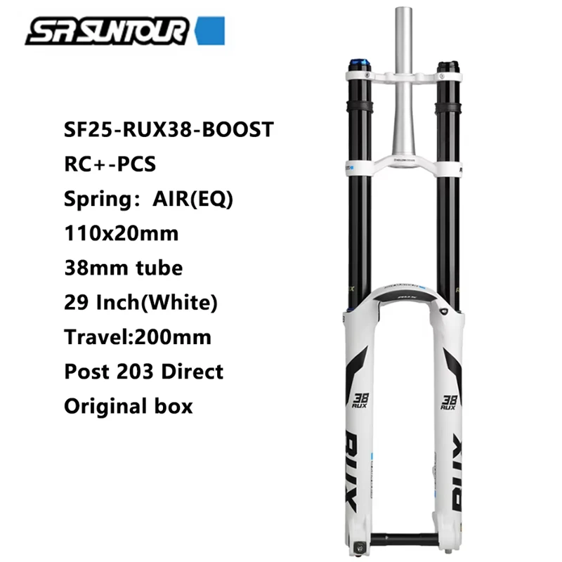 SUNTOUR RUX38 Mountain Bike Front Fork 29 Inch 200mm Travel DH