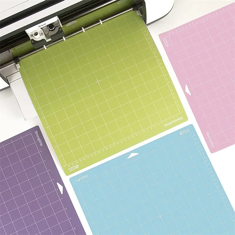 Cutting Mats Engraving Machine Base Plate Cutting Mat Cricut/cameo 4 Adhesive Pvc Cutting Mats 30x30cm Crafts Sewing All Arts 1