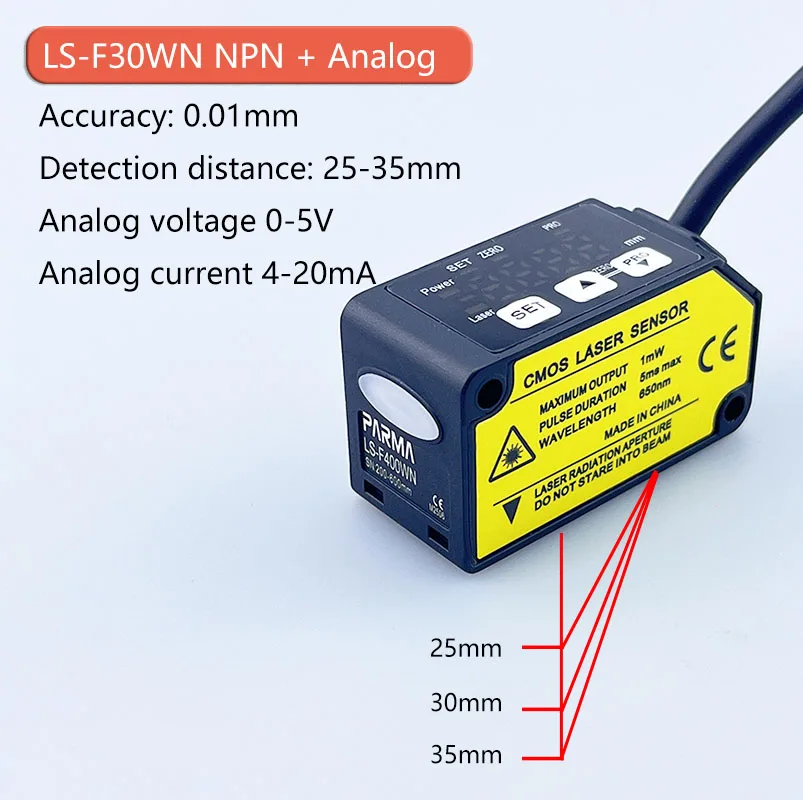 1 PCSパナソニックHG-C1030レーザー変位センサー HG-C1030 - パナソニック