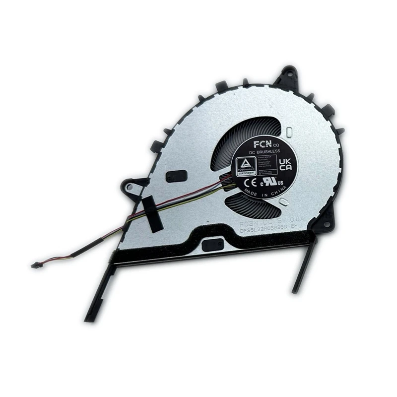 Ventilador de Refrigeração Cpu Portátil Asus Vivobook go 15 Refrigerador E1504f Fqbn Dc5v Dfs5l22h05b85d Novo - Imagem 2