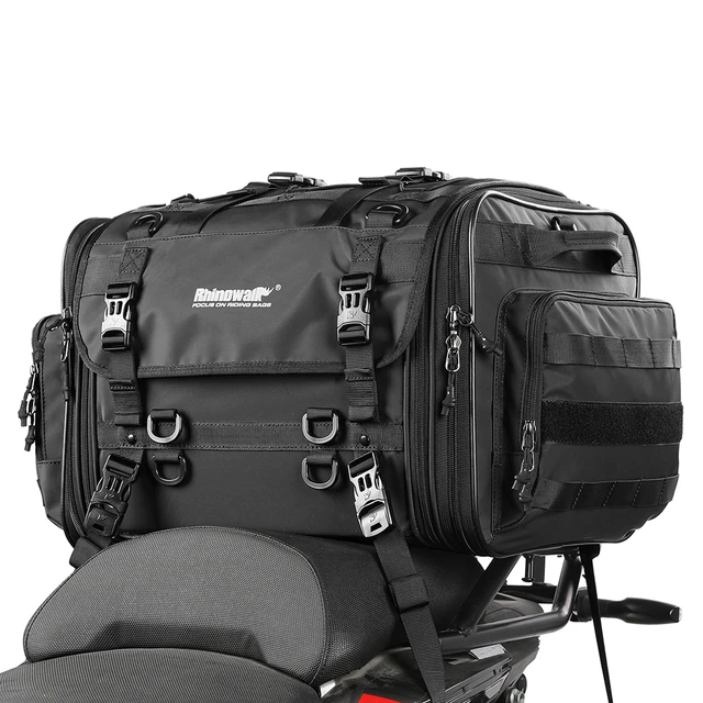 MOTOCENTRIC Motorcycle Seat Tail Bag Backpack Dual Use Motorbike India |  Ubuy