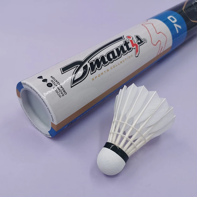 Dmantis D70 BWF Approved Professial Goose Feather Badmint Shuttlecock 12Pcs Internatial Tournament Grade_voghion.com