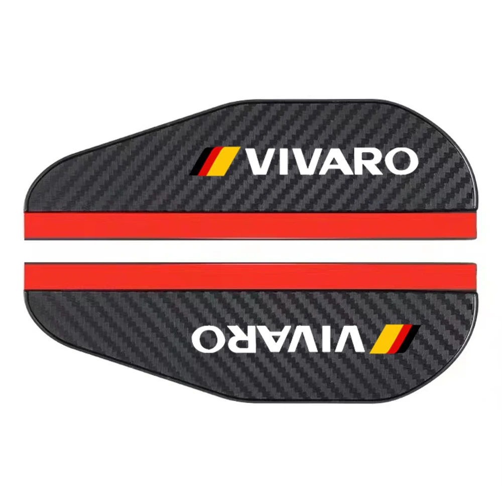 2Pcs Carbon Fiber Car Rearview Mirror Eyebrow Rain Cover for Opel Adam Astra Combo Corsa CROSSLAND X INSIGNIA MOKKA VIVARO OPC