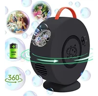 Automatic Rotation Bubble Machine Astronauts Bubble Maker Automatic Bubble Blower with Led Light Soap Bubble Maker Summer Toys 2