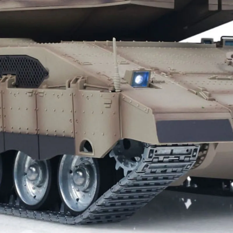 새로운 RTR 1/16 헹롱 RC 배틀 탱크 IDF 메르카바 MK IV 3958 풀..
