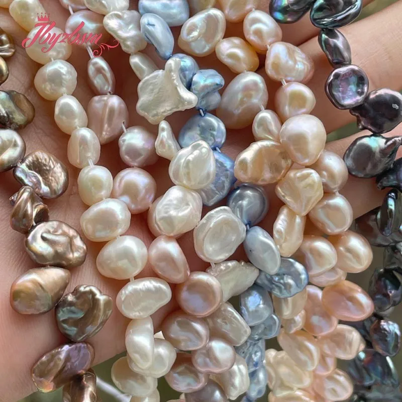 5x7-8x10mm Baroque Irreuglar Freefrom Natural Freshwater Pearl Spacer Beads for DIY Accessories Necklace Jewelry Making 15