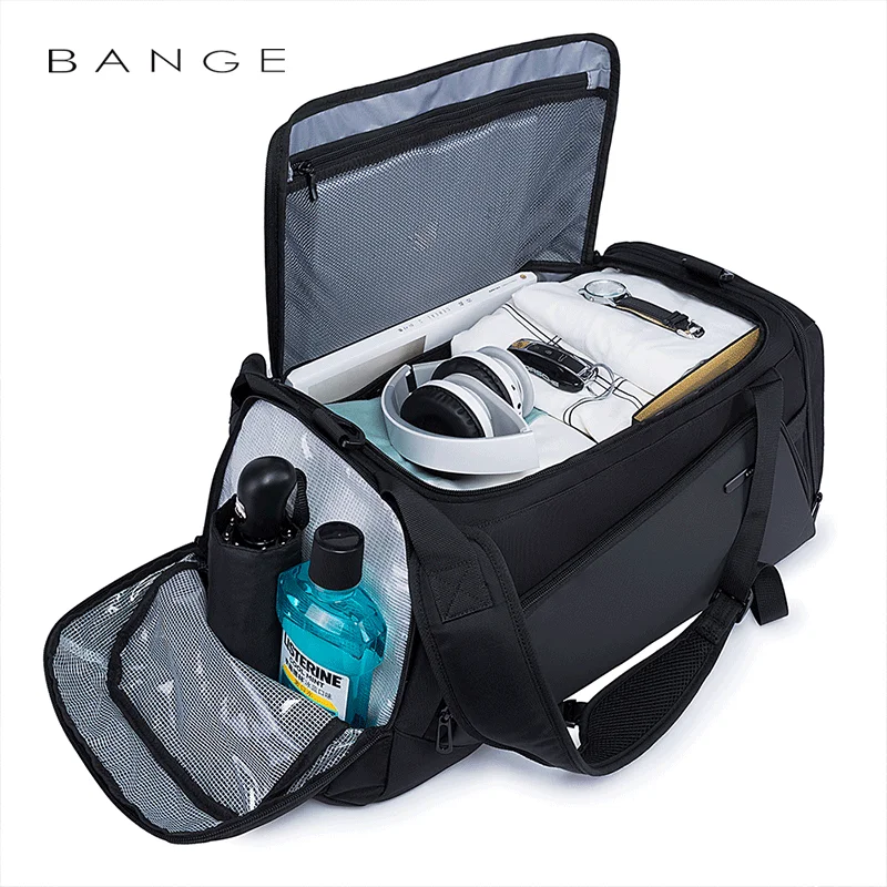 Travel Bags Duffel Bag Bange Gym bag for Men Suitcase Multifunction Large Capacity Waterproof Anti-stain for Travel