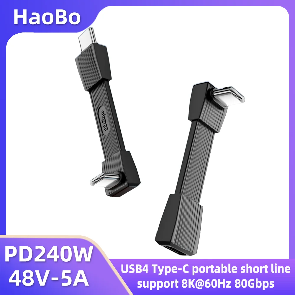 Ultra High-Speed USB 4.0 Type-C Cable with 240W Fast Charge and 8K Video Support