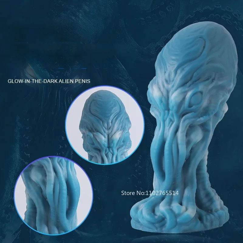 Realistic Monster Shape Dildo Cthulhu Sex Toy Big Alien Silicone Cock Male Anal Masturbator Bdsm Sex Tools Butt Plug Adult Toy