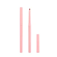 Custom Logo Creamy Lipliner Private Label Pink Tube 15 Colors Long-lasting Lip Liner Matte Waterproof Pigment Lips Makeup Vegan 2