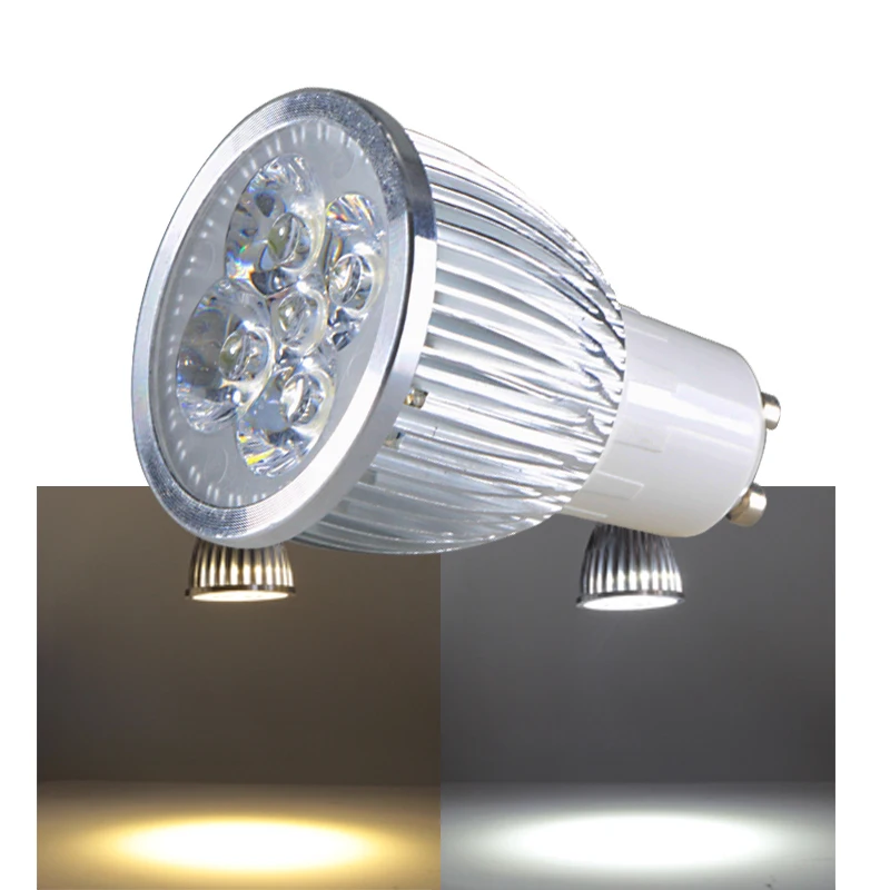 GU10 Led Spotlight Super 5W 110v 220v 12v 24v Home Ceiling Bulb Spot