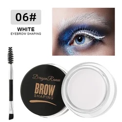 Matte Brown Black Eyebrow Tint Gel - Waterproof 3D Natural Enhancer & Long-Lasting Wax (06)