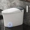 Smart Toilet with Bidet Built in, Built in Tank with Powerful Flush, Auto Open/Close Lid, Foot Sensor Operation 1