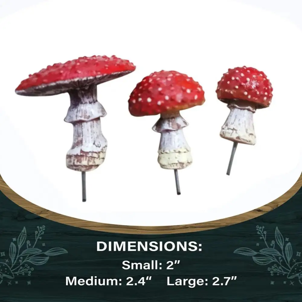 

Glow In The Dark Mini Mushroom Resin Crafts Fairy Garden Miniatures Garden Ornament Terrarium Figurines Decor Dollhouse