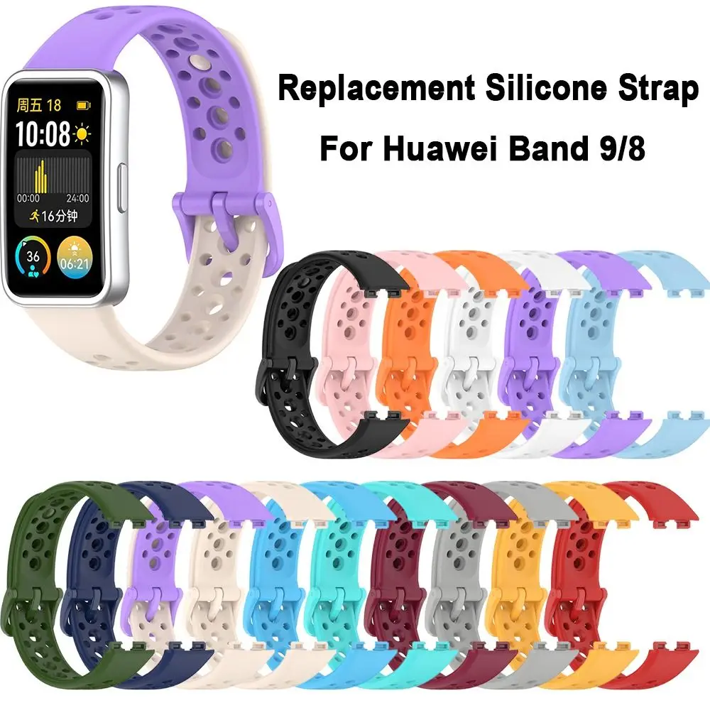 Breathable Silicone Watch Strap Wristband Accessories