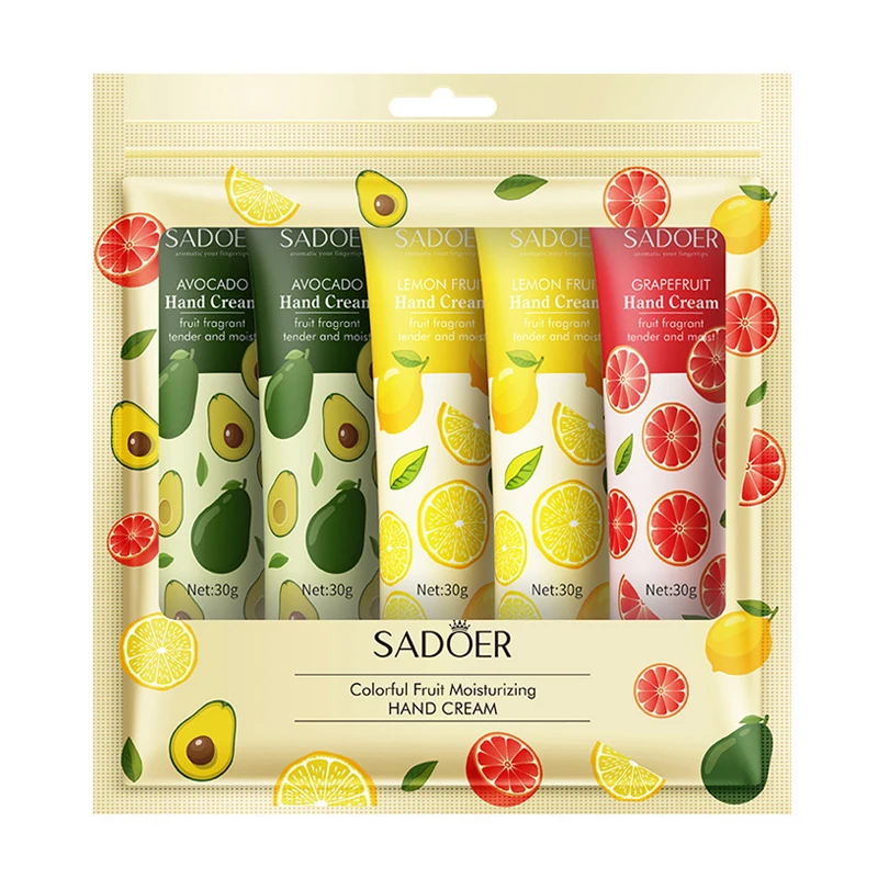 Luxurious Avocado Sakura Fragrant Hand Cream Set - Nourishing & Moisturizing Skincare Collection