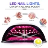 High Power UV LED Nail Art Lamp Professional Nail Dryer with Auto Sensor Nail Art Lamp for Fast Curing All Gel Dryer Tools 5