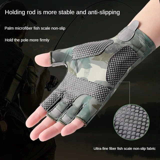 Ultimate Fishing Lure Gloves, Stay Protected with Ice Silk
