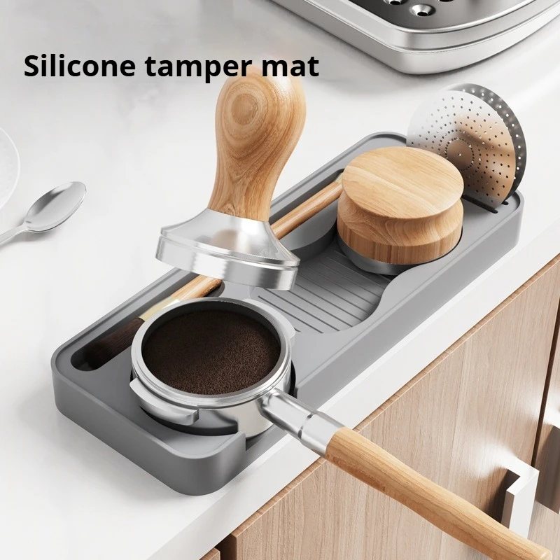 Silicone Coffee Powder Press Seat Storage Board, Powder Hammer Pad ...