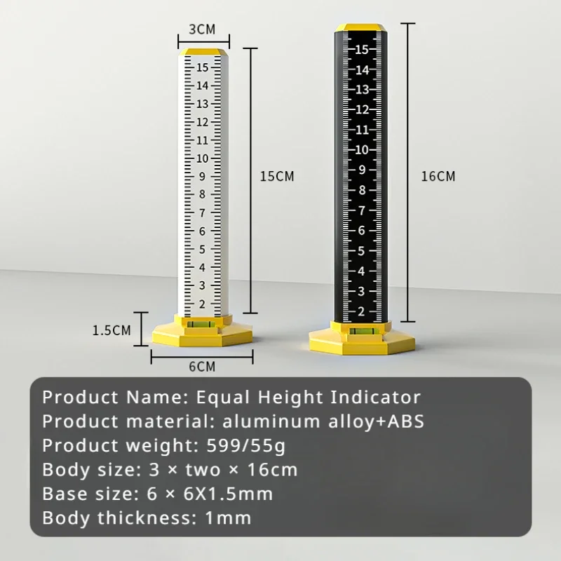

New Woodworking Leveling Ruler Light Steel Keel Leveling Tools Special Ruler Equal Height Level Ceiling/brick Laying Hand Tools