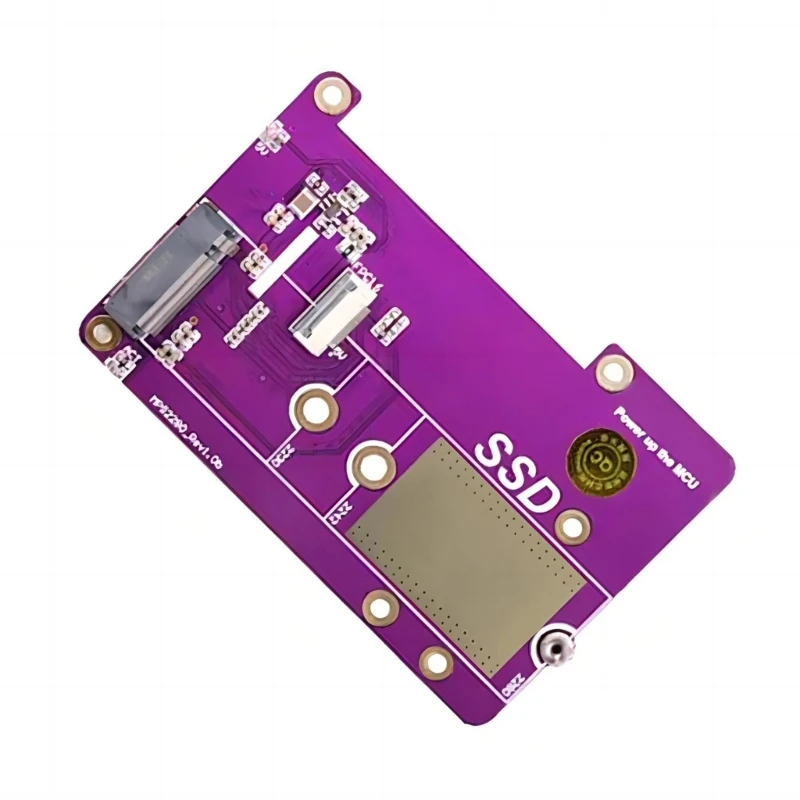 

Fast Speed PCIe to M.2 NVME SSD Adapter For RPI5 Board Powerful Expansion HXBE
