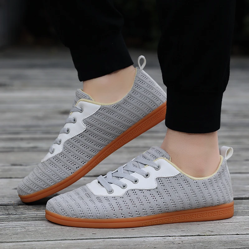 Summer Adult Wushu Shoes Mesh Breathable Shoes Men Women Chinese Traditional Old Beijing Taiji Kung Fu Team Performance
