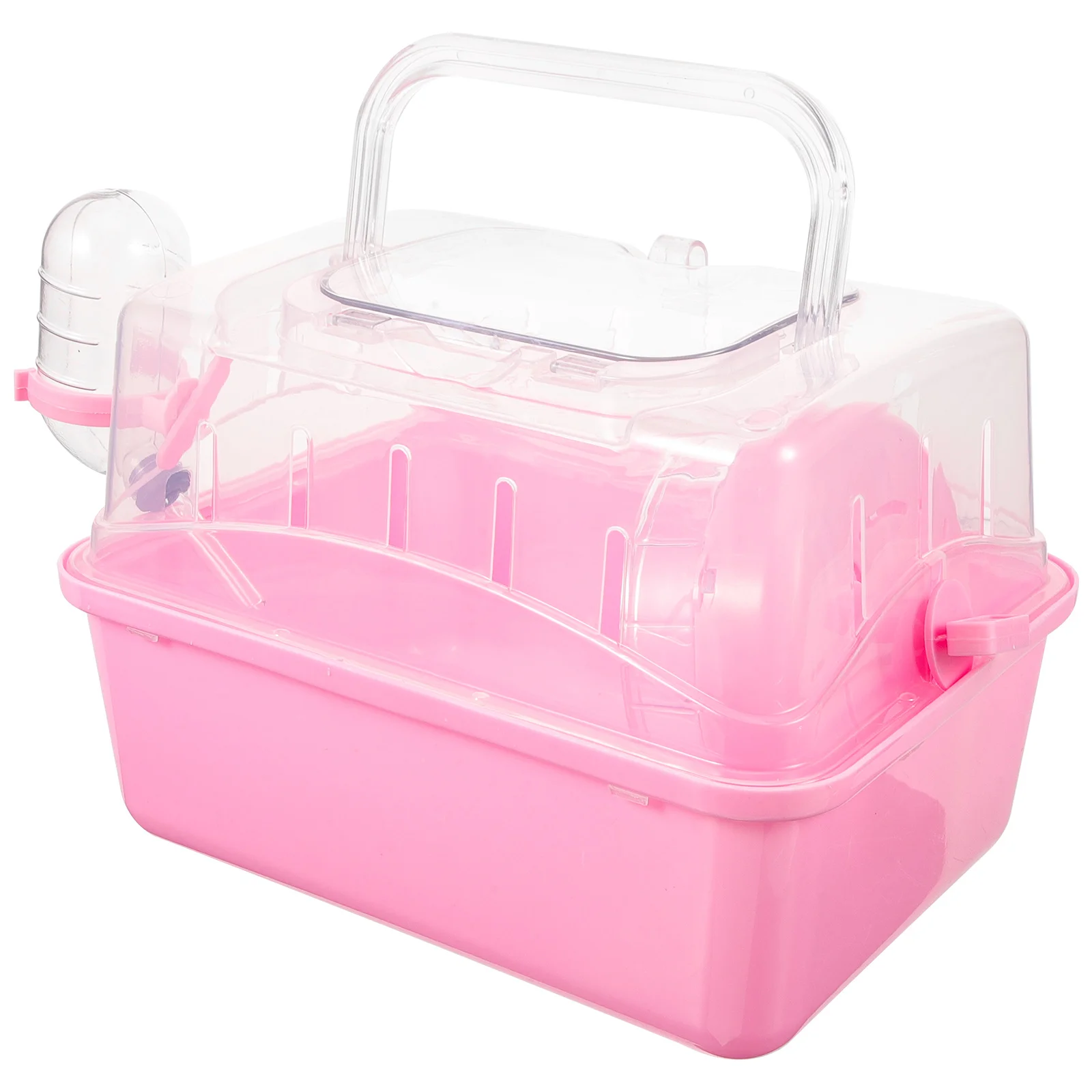 

Hamster Cage Hamsters Cages Travel Case Clear Container Rat Small Outdoor Carrier Pet For Rabbit Travel Cage Pet Carrying Cage