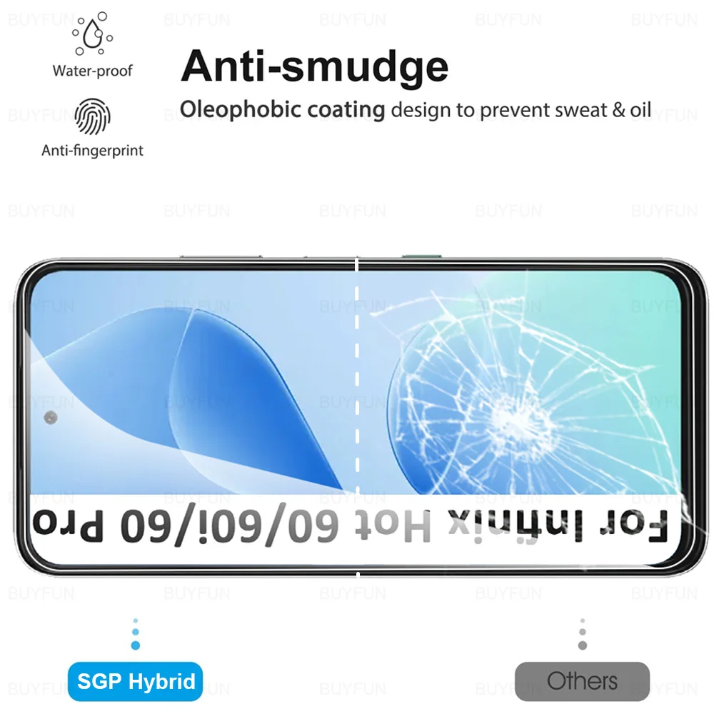 Premium Full Cover Tempered Glass Screen Protector - HD Clarity Pack of 3