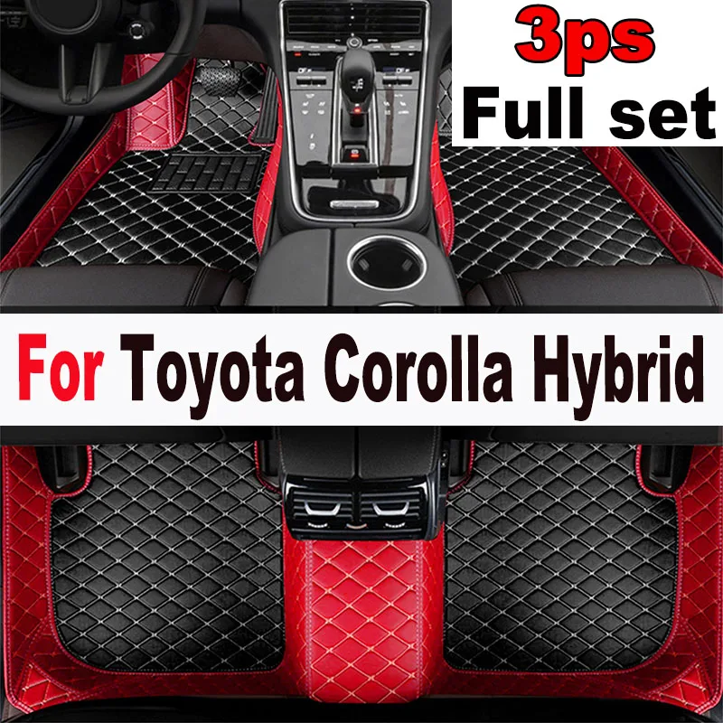 

Для Toyota Corolla Hybrid 2023 2022 2021 2020 2019 автомобильные напольные коврики интерьерные аксессуары ИНДИВИДУАЛЬНАЯ ЗАЩИТА кожаный Стайлинг водонепроницаемый