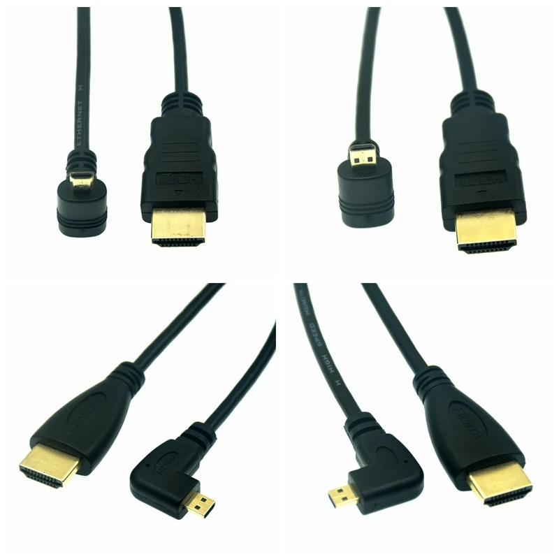 Cavo Da 1 A 5m HDMI 1.4 Ad Angolo 90 Gradi | 3d 4k Full Hd Tv - Foto 5
