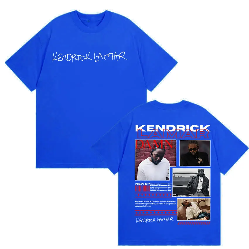 Kendrick Lamar Tour 2025 Merch T Shirt Men's High Quality Fashion