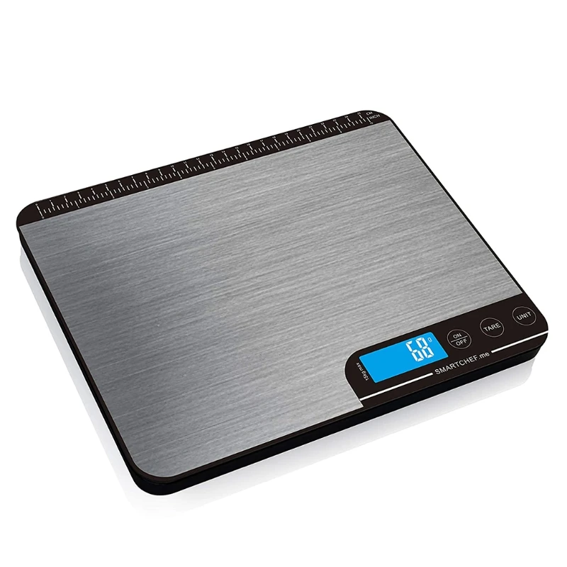 측정 길이가 있는 33파운드 주방 저울 음식 저울 주방 베이킹 요리를 위한 디지털 무게 그램 및 오즈 고정밀