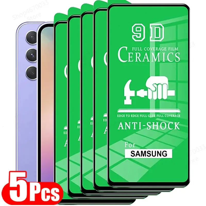 

5Pcs Soft Ceramic Film for Samsung Galaxy A54 A13 A53 A34 A14 A52 A12 A33 A21S A22 A71 A32 A51 A52S A73 A72 A50 Screen Protector