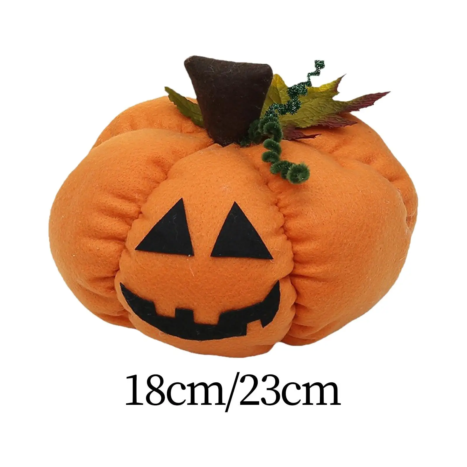 Halloween Pumpkin Ornament Home Decor Fall Harvest Thanksgiving Evil Pumpkins Statue Desk Collectibles Fall Simulated Pumpkin