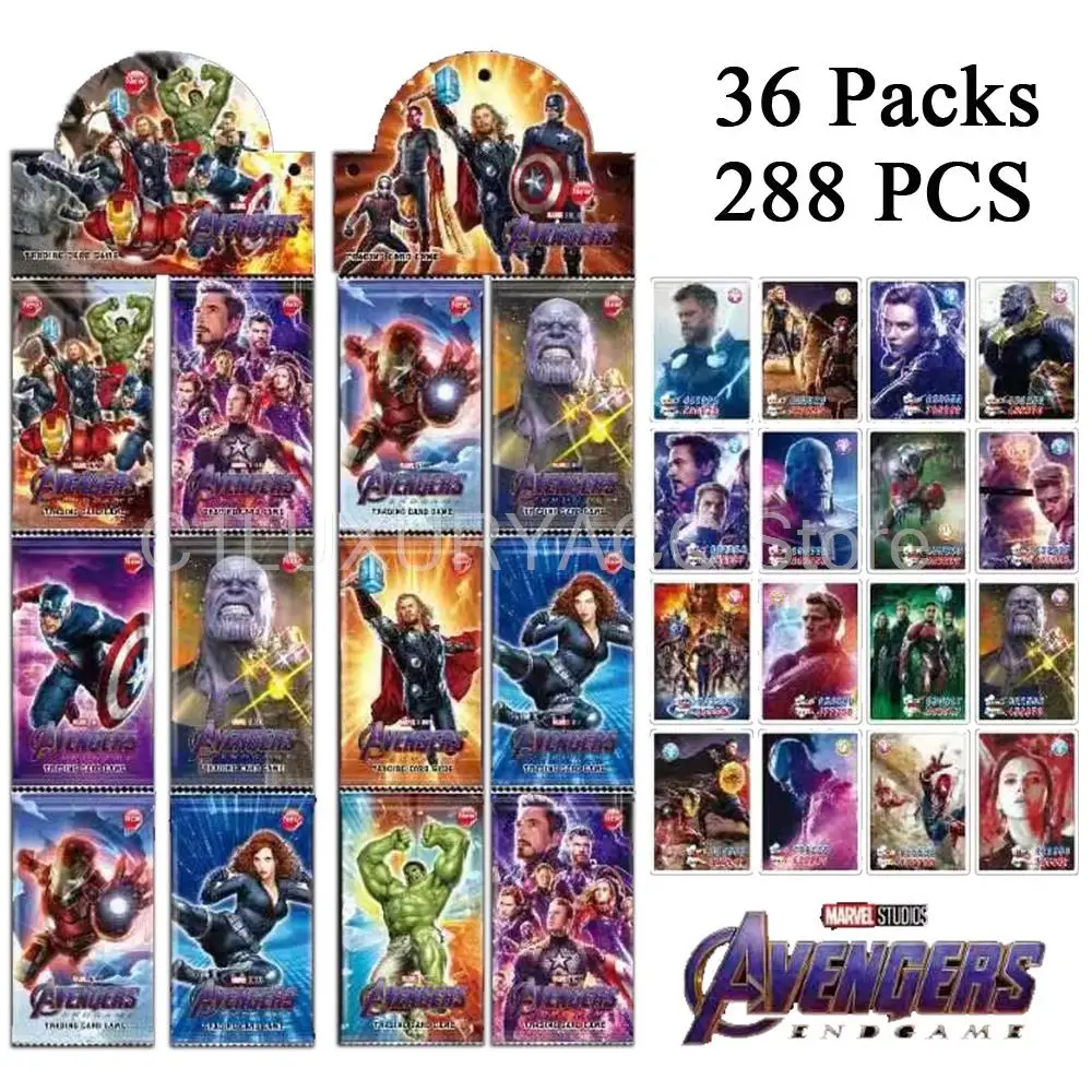 36 Packs New Spider-Man Card for Children Across the Spider-Verse Marval Avenger Disney Frozen III Barbie Mario Bros Sanrio Card