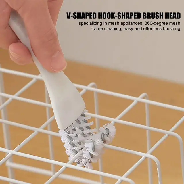 Barbecue Grill Kefe Szivacs Lapátos V Alakú Kapcsolt És Kaparó Konyhai Eszköz Grillhálók Sütő Sütéshez - Image 4