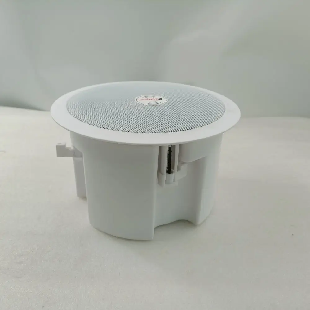 KNTECH 액티브 천장 스피커 SIP 네트워크 PA 시스템 (7W IP POE 공급) 통신 제품