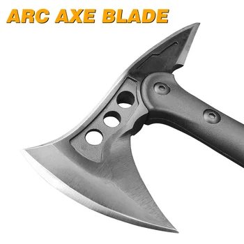 ABS Handle Tactical Axe Outdoor Camping Survival Axe Chopping Trees Self-defense Multi-function Rescue High-end Axe 5
