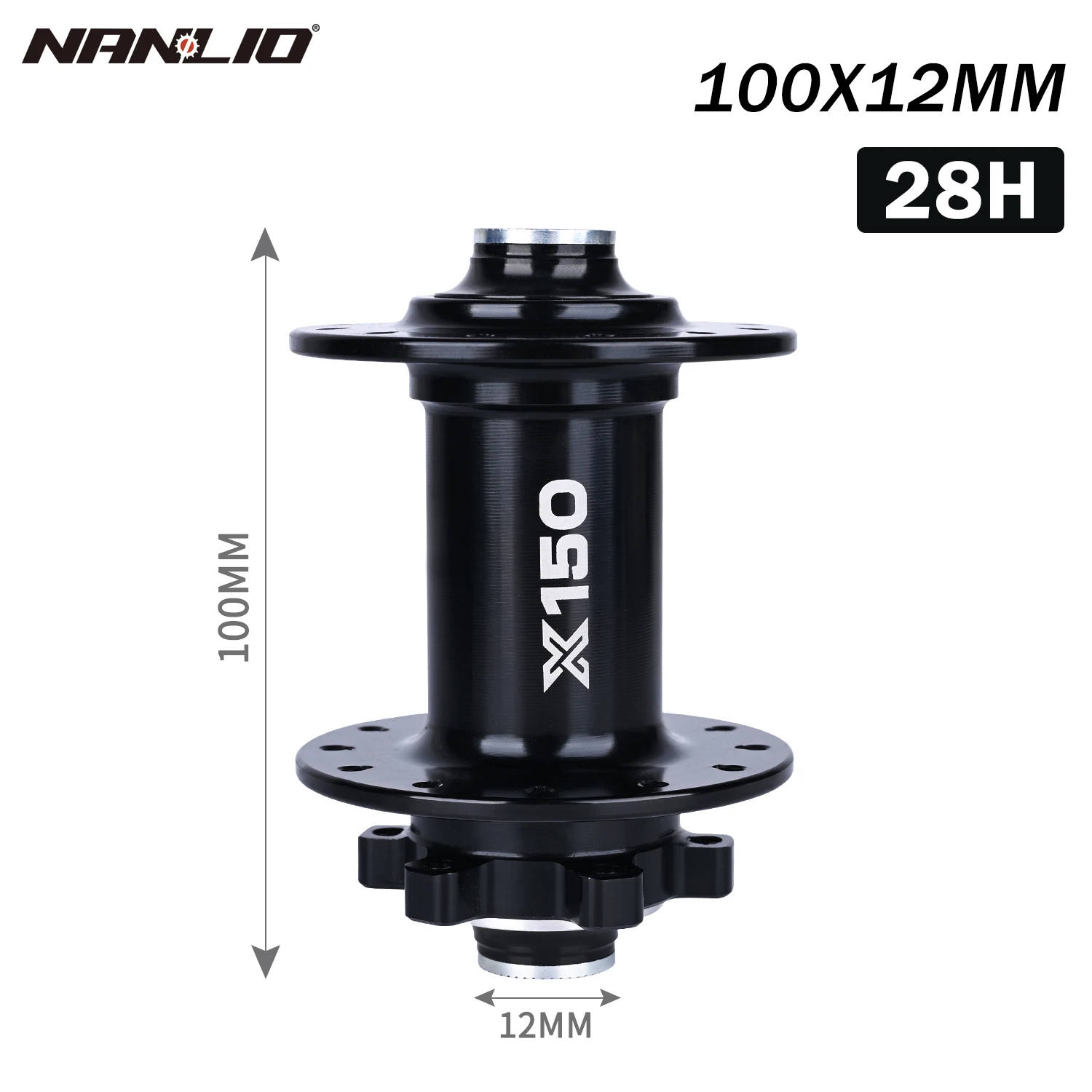 Nanlio Cubos de Bicicleta de Estrada X150 Freehub 6 Pawls 150
