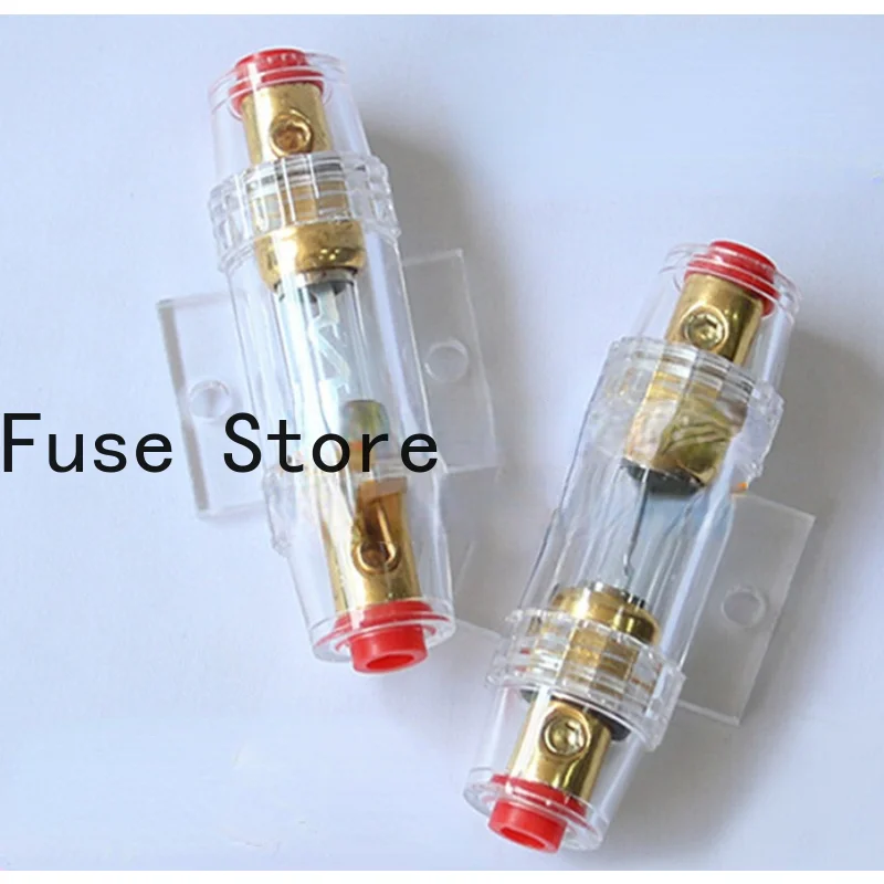

2PCS 10 * 38MM Automotive Fuse Holder Connecting Power Cord Audio Retrofit Accessories
