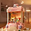 Claw Machine Arcade Toy Candy Grabber Prize Dispenser with Led Light Mini Vending Machine for Kids Electronic Arcade Game Prize 2