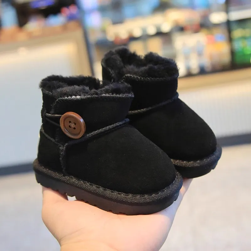 0-4 Years Baby Winter Snow Boots Autumn Toddler Boys Girls Warm Fur Ankle Boots
